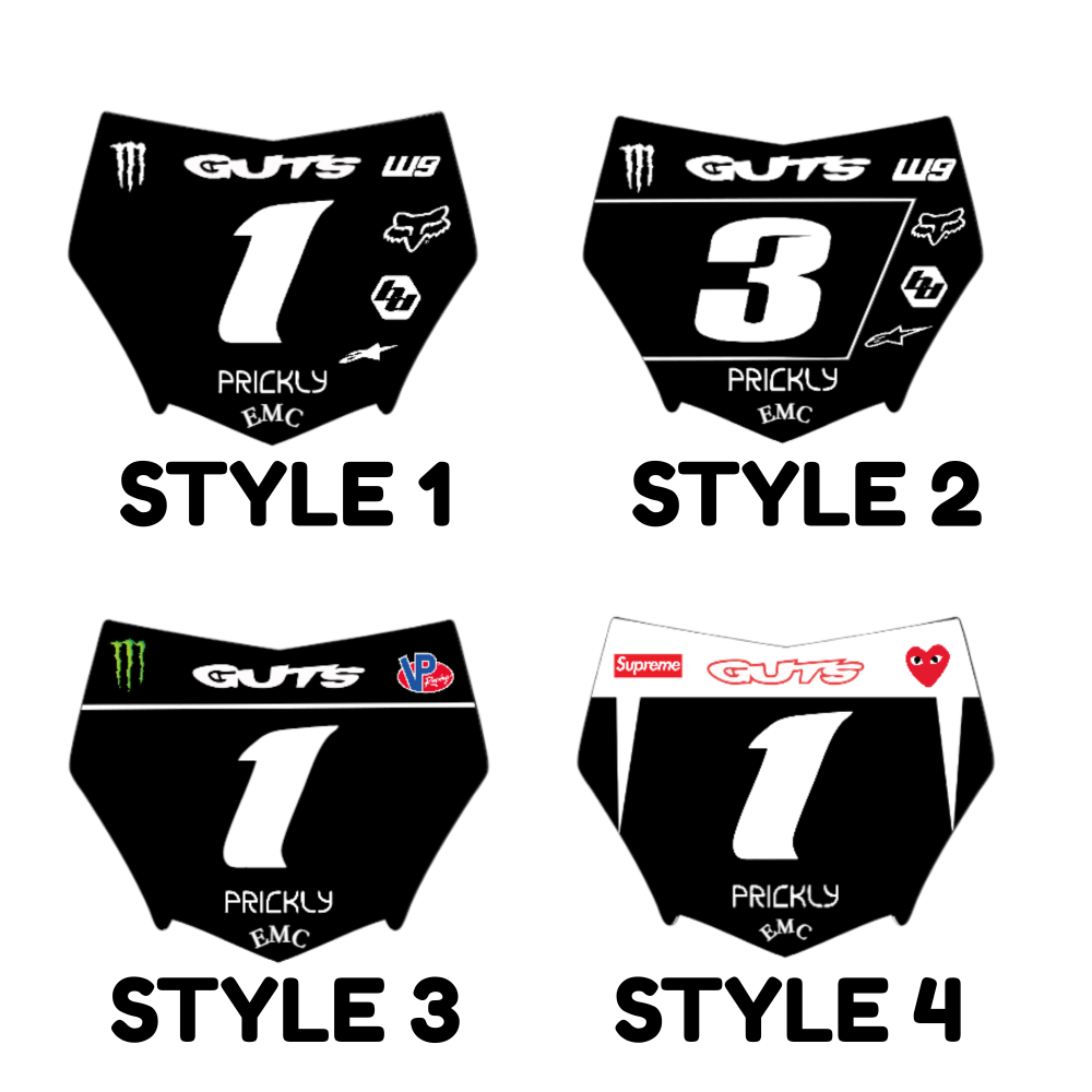 Motocutz Plate Sticker